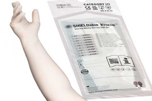 Guantes SHIELDskin XTREME™ Sterile White Nitrile 600 DI+